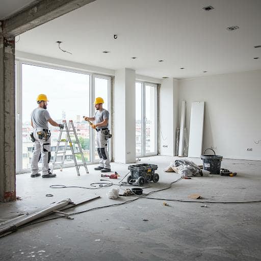 ristrutturazione di un attico con controsoffitto e faretti anti abbaglio