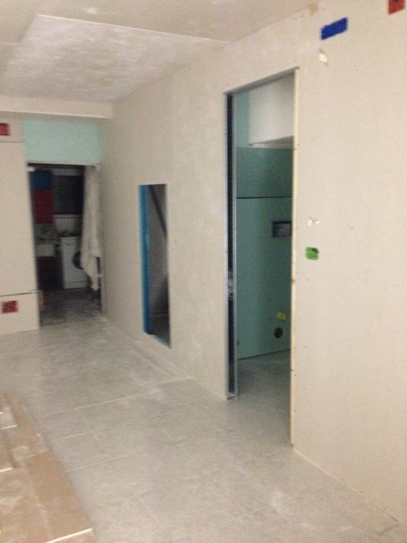 coibentazione e pareti in cartongesso